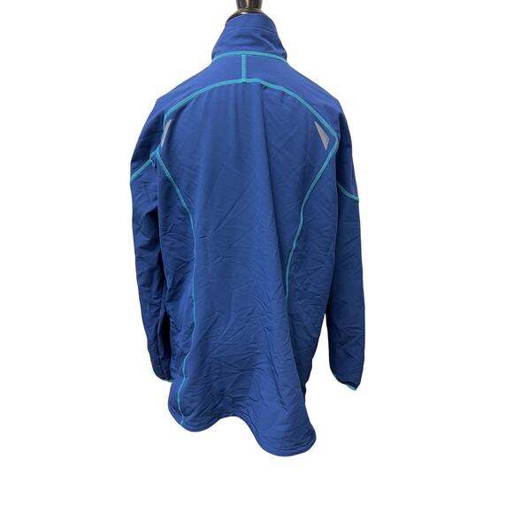 🧢 Eddie Bauer 2XL Blue Activewear Jacket – Full Zip Lightweight Layer - Picture 4 of 5
